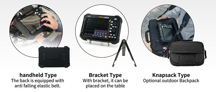 OWON two-channel handheld oscilloscope with multimeter function