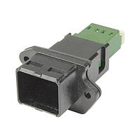 Đầu nối cáp quang PP LC 2x lỗ M2.5 nhận MM, kín 1.1 HARTING 09574420502001