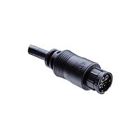 Amphenol LTW DCU-08AMDM-LL7B04 Sensor Cables / Actuator Cables Ceres, Large Size, Plastic, 20A+2A, 08 pins, Male Connector, Female (Power) + Male (Signal) Contact, Straight, 2 Points Lock, Overmolded, Length 4000mm, IP67