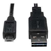 Cáp USB / Cáp IEEE 1394 6FTRVRUSB,28/24,A/5-PINMCRO,MM Tripp Lite UR050-006-24G