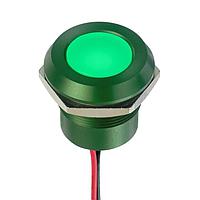 Đèn báo bên LED xanh lá sáng biểu tượng 12VDC APEM Q22F5BXXSG12E-398