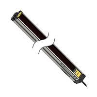 Banner Engineering SLSE30-600Q5 Emitters EZ-SCREEN Emitter; 해상도: 30 mm; 범위: 18 m (60 ft); 정의된 영역: 600 mm (23.6 in); 하우징 길이: 671 mm (26.4 in); 연결: 5핀 M12 커넥터; 테스트 입력 포함
