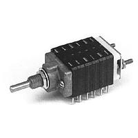 Công tắc xoay 4P 8 vị trí 30 độ điều chỉnh ngắn mạch dọc PCB Electroswitch C2P0408S-A