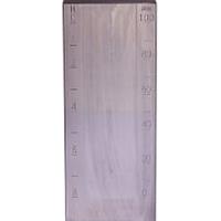 Thước đo độ mịn một rãnh rộng Bevs 1906/100 (0-100μm; 140×37 mm)