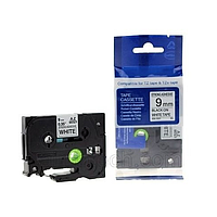 BROTHER HZe-251 印刷ラベル黒字白バックグラウンド 24mm