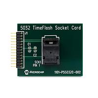 Microchip Technology DSC-PROG-5032 Socket Cards 5032 Socket Card with 10 Blank DSC8001 Parts