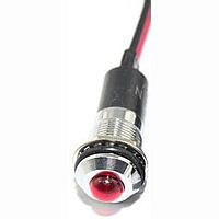 Mallory Sonalert FL1M-12SW-1-R12V Indicators LED RED 12MM NUT 12VAC/DC