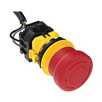 Công tắc dừng khẩn cấp SSA-EB1 Nút nhấn dừng khẩn cấp gắn bảng điều khiển; Bộ truyền động 40 mm; Tiếp điểm: 2NC/2NO; Cọc vít; Lỗ gắn 30 mm; Bao nút ESC-1-YW đi kèm Banner Engineering SSA-EB1PS1-22