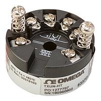 OMEGA TXUN-HT 하트 프로토콜 지원 2선식 트랜스미터 | 2 아날로그 입력 (Thermocouple, RTD, Resistance, Voltage, B, E, J, K, L, N, R, S, T, U, W3, W5, LR)