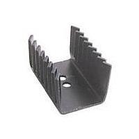 Aavid TV-40G Component Channel Heat Sink for TO-220, Narrow/Folded Back Fin, Horizontal, 9.9 C/W, Black