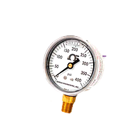 OMEGA PGF-25L-600 Liquid Filled and Leakproof Pressure Gauge (Gauge; 0~600psi; 1/4"NPT Male)