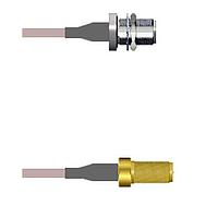 Amphenol Custom Cable Q-1T0710005108i RF Cable Assemblies N-SJB/SMA-SJ G316 108I