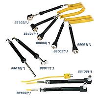 OMEGA 88103E Round Face Thermocouple Handle Probes for Stationary Surfaces (Thermocouple, E, 480 °C, Surface Probe)