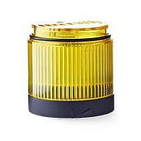 Auer Signal 910017405 비주얼 모듈 PC7DC LED 안정광 모듈 24 V AC/DC 노란색, 검정색