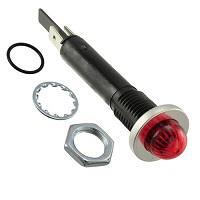 VCC 6010QM3 ຕົວຊີ້ວັດປ່ອງບົດແນວ Neon Panel Mount Indicators AMBER 125V