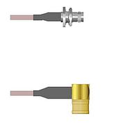 Amphenol Custom Cable Q-0A03V000H144i RF Cable Assemblies BNC-SJB/SMB-RP G142 144I
