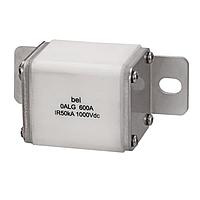 Cầu chì tác động nhanh, cầu chì định mức 1000V cho ứng dụng EV/HEV/ESS, 600A, gắn bu lông với lưỡi lệch Bel Fuse 0ALGBK600-EA