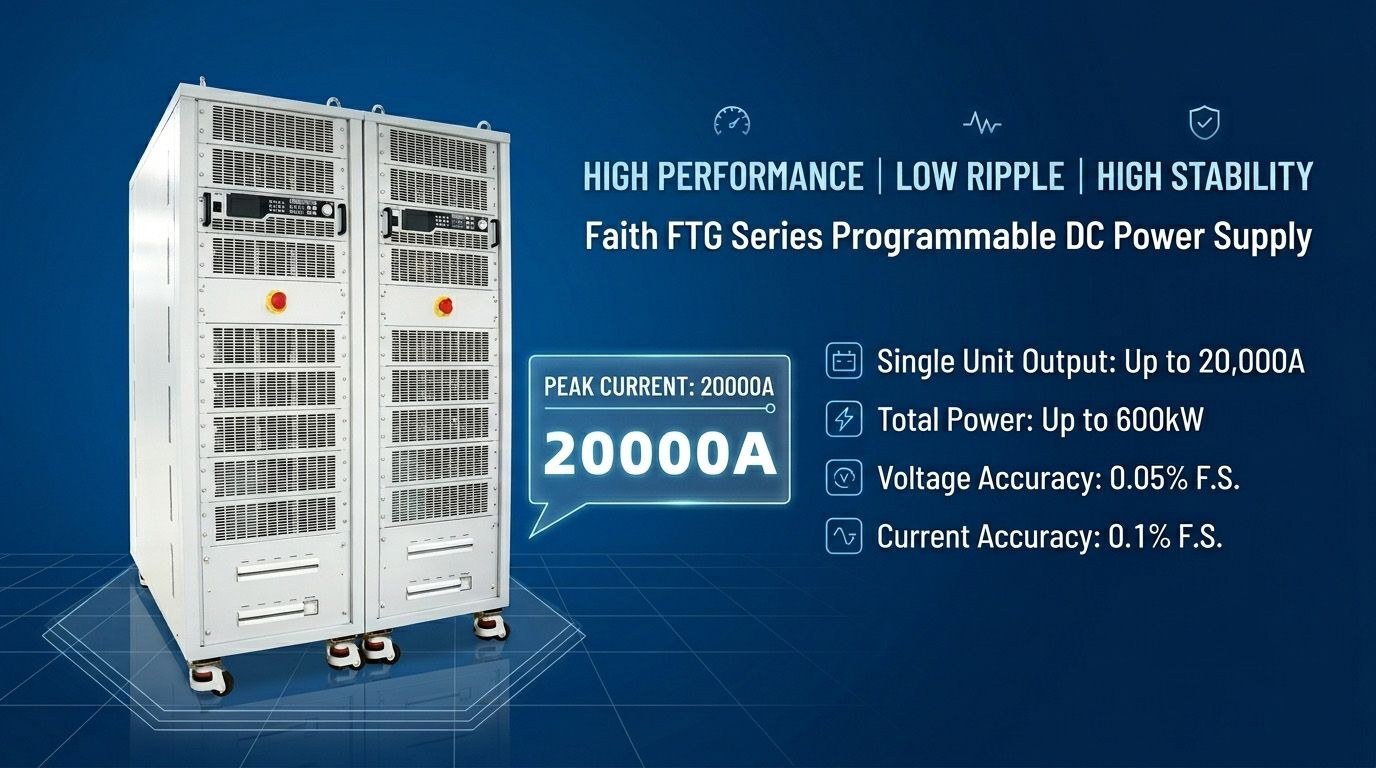 Nguồn DC dòng lớn FaithTech FTG cho ứng dụng thử nghiệm