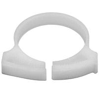 HellermannTyton SNP3310K2 Conduit Clips Snapper Hose Clamp, 1.29 - 1.58" Bundle Diameter, POM, White, 50/pkg