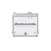 Fairview SPA-035-43-10-SMA 45 dB Gain High Power High Gain Amplifier at 10 Watt Psat Operating From 3.1 GHz to 3.5 GHz with SMA