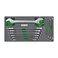 TOPTUL GEA1102 더블 오픈 엔드 렌치 세트 (11 pcs)