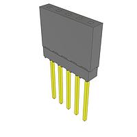 Dải socket nâng cao, bước 0.100" Samtec ESQ-105-14-G-S