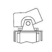 Carling Technologies 1MS-SP1-R1-M6GE ສະຫນັບສະຫນູນ Rocker 1MSSP1R1M6GE