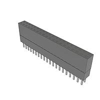 Đế cắm .100" Dải đế cắm nâng cao Samtec ESW-120-48-L-D