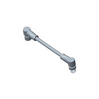 Amphenol LTW M8S03MR-SFR-SD001 Sensor Cables / Actuator Cables M8 Circular Metric Connector, A Code, Metal, 3A, 03 pins, Male Connector, Male Contact, Right Angle-to-Right Angle, Screw Thread, Overmolded Double Ended, Length 1000mm, IP67 Mated