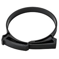 HellermannTyton SNP50GHS0C2 Conduit Clips Snapper Hose Clamp, 2.06"-2.31" Bundle Diameter, PA66GF13, Black, 100/pkg
