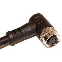 Cáp Cảm Biến / Cáp Bộ Chuyển Động M8 Dây Nối, 4 Chân Cái Góc Vuông Sang Đầu Mở, 24 AWG, 2M Mueller C84D02M002