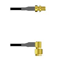 Amphenol Custom Cable Q-2W0340003036i RF Cable Assemblies SMA-SJB/SMA-RP G174 36I