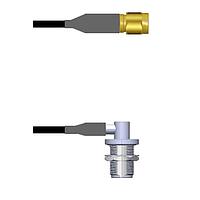 Amphenol Custom Cable Q-6901S0008010i RF Cable Assemblies SMA-SP/N-RJB RG58 10I