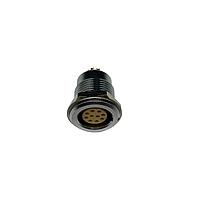 NorComp 822B010-203RF01 Connectors 2B 10P FML PNL MNT FIXED FRONT NUT