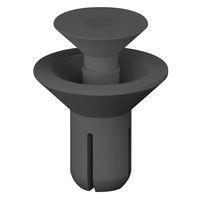 Snap C ftsunk Snap Rvt, Đen, 5.5-6.5MM Giữ Essentra Components SRCS-4080B