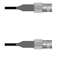 Amphenol Custom Cable Q-0C00C001A010i ສາຍສະບັບ RF BNC-SJ/BNC-SJ RG59 10I