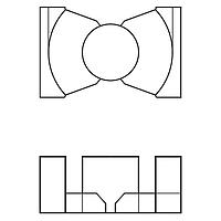 Ungapped PQ50/40 N87 không khe Bán theo bộ EPCOS B65981B0000R087