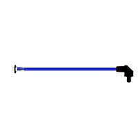 BIVAR SZR4-10.00-F5PS54-6 Flexible Light Pipes with LEDs 10 Inch, Blue Fiber, Smoked Lens, IP54