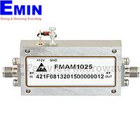 Fairview  FMAM1025 2.2 dB NF Low Noise Amplifier Operating From 8 GHz to 12 GHz with 48 dB Gain, 13 dBm Psat and SMA
