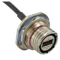 Amphenol Socapex USBFTVX2SA2N03OPEN USB 2.0 Atex SQ FLN USBA REC .3m Cordset Pigtail