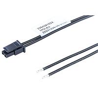 Cáp Lắp Ráp Off-the-Shelf Micro-Fit 3.0 Nữ sang Pigtail OTS 1 Hàng 600mm Mạ Thiếc 2 Mạch Màu Đen Molex 226429-1024