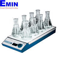 Máy khuấy từ 8 vị trí WITEG MS-MP8 (0.5L/vị trí; 80~1200 rpm)