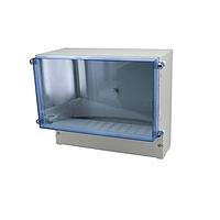 Bud Industries DCS-11903 Dual Compartment Dual Compartment Enclosure Screw-down Cover (8.5 X 10.1 X 5.2 In)