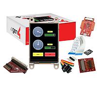 4D Systems SK-gen4-24D-PI Display Development Tools Starter Kit for gen4-uLCD-24D-PI with 4D Serial Pi Adaptor, 4D-UPA , 4GB Industrial microSD Card, 150 mm FFC Cable, 5-way female-to-female ribbon cable with male-to-male adaptor