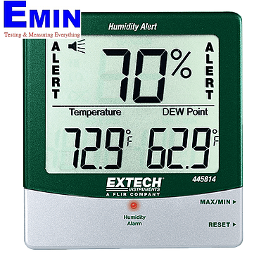 EXTECH 445814 Hygro-Thermometer Humidity Alert with Dew Point